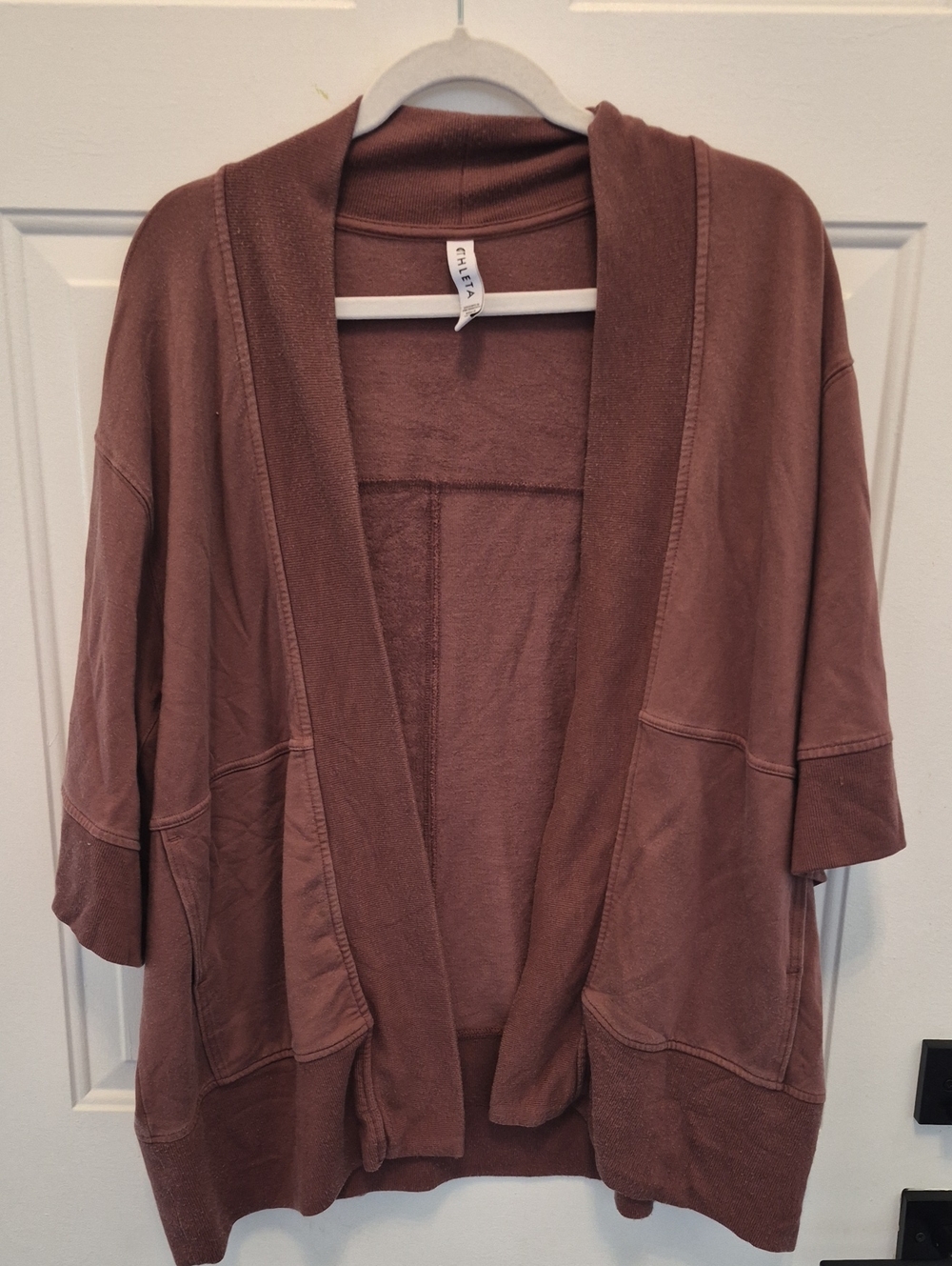 Athleta Cozy Open-Front Cardigan - Mauve